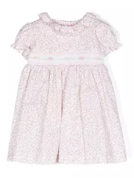 Siola комплект из платья и блумеров с цветочным принтом, розовый