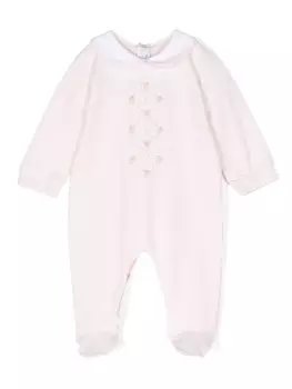 Siola пижама с цветочной вышивкой, розовый