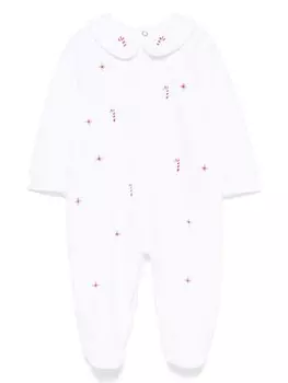 Siola пижама с вышивкой, белый