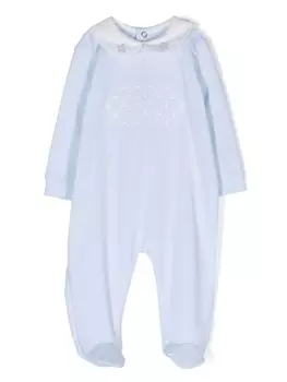 Siola пижама с вышивкой, синий