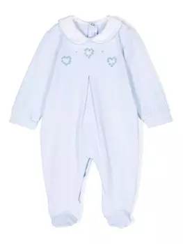 Siola пижама с вышивкой, синий