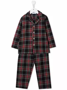 Siola пижама в клетку, черный