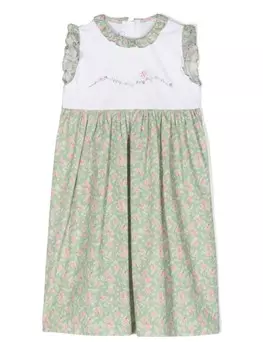 Siola платье без рукавов с цветочным принтом, зеленый