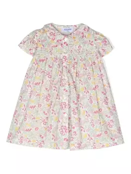 Siola платье-рубашка с цветочным принтом, белый