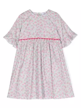 Siola платье с цветочным принтом, розовый