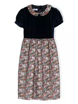 Siola платье с цветочным принтом, синий