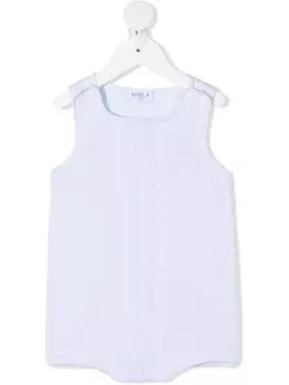 Siola ромпер фактурной вязки, синий