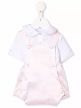 Siola ромпер с кантом, розовый