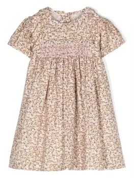 Siola жаккардовое платье с поясом, розовый