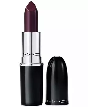 Сияющая губная помада из люстрегласа Mac, цвет Succumb To Plum (deep cool purple)