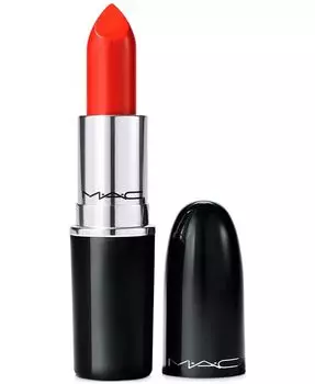 Сияющая губная помада из люстрегласа Mac, цвет TNTeaser (bright orange)