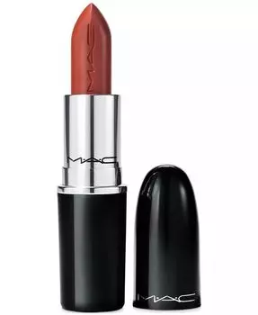 Сияющая губная помада из люстрегласа Mac, цвет Business Casual (warm red nude)