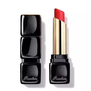 Сияющая матовая помада Kisskiss Tender Matte Guerlain, цвет kiss rouge