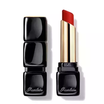 Сияющая матовая помада Kisskiss Tender Matte Guerlain, цвет my rouge