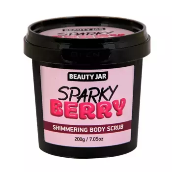 Сияющий скраб для тела Sparky Berry Shimmering Body Scrub Beauty Jar, 200 g