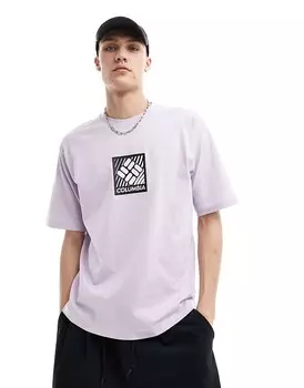 Сиреневая футболка с логотипом Columbia Reventure