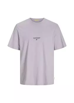Сиреневая мужская футболка с круглым вырезом JORMARBELLA BACK TEE SS CREW NECK Jack & Jones, сиреневый