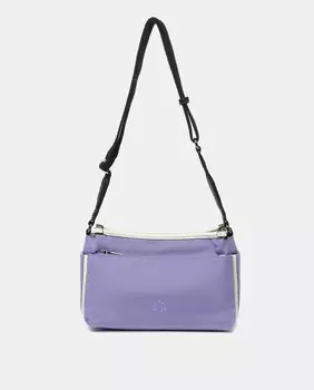 Сиреневая сумка через плечо из переработанных материалов Abbacino, сиреневый