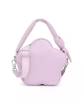 Сиреневая сумка-трансформер с цветочным принтом Carol Tous, сиреневый