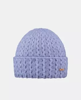Сиреневая вязаная шапка Barts, сиреневый