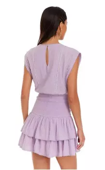 Сиреневое мини-платье Kenzie Allison New York, сирень