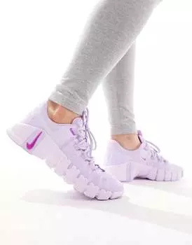 Сиреневые кроссовки Nike Metcon 5