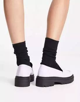 Сиреневые массивные лоферы Truffle Collection