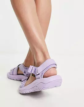 Сиреневые массивные сандалии Teva Hurricane Verge