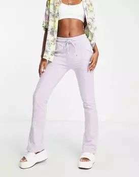 Сиреневые расклешенные джоггеры COLLUSION