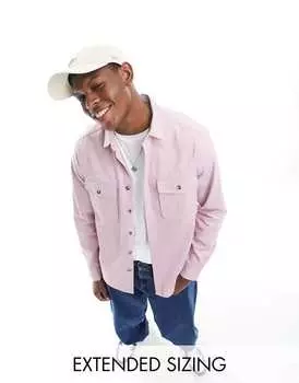 Сиреневый хлопковый жакет ASOS DESIGN