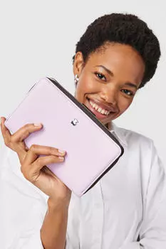 Сиреневый кошелек New Dubai из сафьяновой кожи Tous, фиолетовый