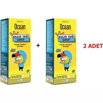 Сироп Orzax Ocean Fish Oil со вкусом лимона