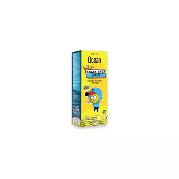 Сироп с рыбьим жиром Orzax со вкусом лимона, 150 мл