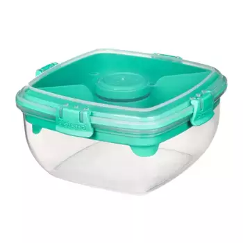 Sistema Герметичная квадратная система салата на вынос, зеленый
