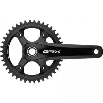 Система шатунов GRX FC-RX810 1x11 скоростей - 42 зуба SHIMANO, черный / угольно-серый / угольно-серый