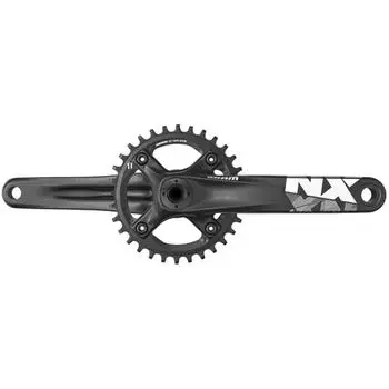 Система Sram NX 24 мм GXP 36 T 170 мм черная ELOPS, черный