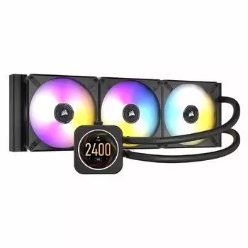 Система водяного охлаждения Corsair iCUE H150i ELITE LCD, черный