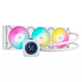 Система водяного охлаждения Corsair iCUE H150i ELITE LCD XT, белый