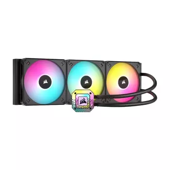 Система водяного охлаждения Corsair iCUE H170i Elite Capellix XT, черный