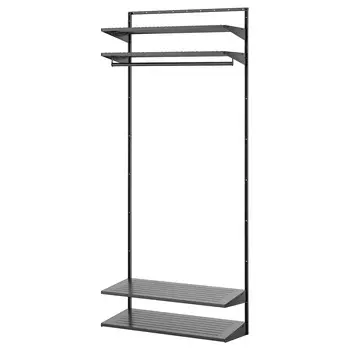 Системе хранения Ikea Boaxel, 82x40x201 см, темно-серый