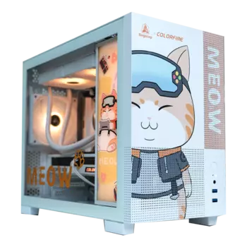 Системный блок Colorful Colorfire Meow 16Гб/1Тб, i5-13400F, Nvidia RTX 4060 Ti 8 Гб, белый