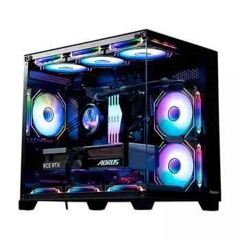 Системный блок Gigabyte, 16 ГБ/1 ТБ, Core i5-14600KF, RTX 4070 Super, S960 Case, черный