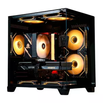 Системный блок Gigabyte, 16 ГБ/500 ГБ, Core i5-12400F, RX 6750 GRE, S900 Case, черный