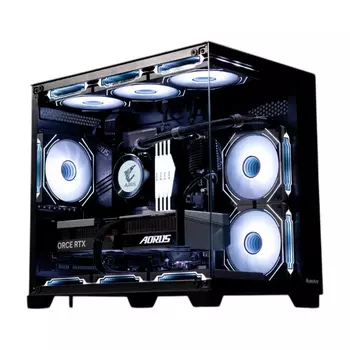Системный блок Gigabyte, 16 ГБ/500 ГБ, R5 7500F, RX 6750 GRE, S920 Case, чёрный
