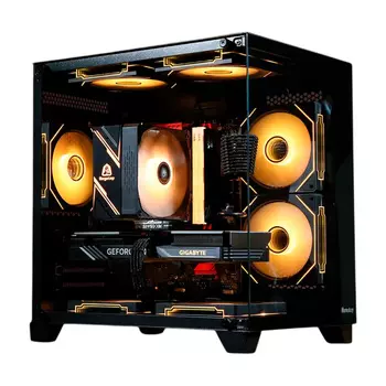 Системный блок Gigabyte, 16 ГБ/500 ГБ, R5 5600, RTX3050, S900 Case, чёрный