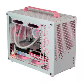 Системный блок Gigabyte, 16 ГБ/500 ГБ, Core i5-12400F, RTX 4060 Ti, Z20 Case, белый/розовый