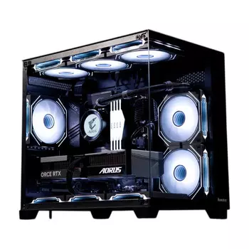 Системный блок Gigabyte, 16 ГБ/500 ГБ, R5 7500F, RX 6500XT, S920 Case, чёрный
