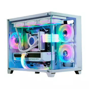 Системный блок Gigabyte, 32 ГБ/1 ТБ, Core i7-14700KF, RTX 4070 Ti Super, S960 Case, белый