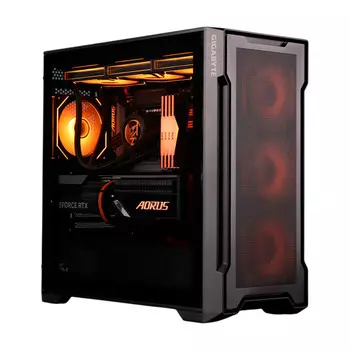 Системный блок Gigabyte, 32 ГБ/1 ТБ, Core i5-13400F, RTX 4060, C102G Case, черный