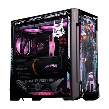 Системный блок Gigabyte, 32 ГБ/1 ТБ, R7 7800X3D, RTX 4080 Super, C102G MOD Case, чёрный